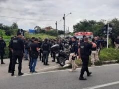 Vídeo mostra o momento que os dois policiais rodoviários foram baleados na BR-116, em Fortaleza
