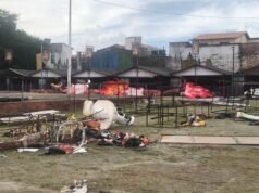 O trabalho continua a todo vapor no Arraial Pertinho de Você, no bairro da Cohama