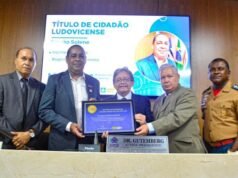 Dr. Gutemberg concede Título de Cidadão Ludovicense à Rogério Garcês Ferreira, executivo Senai