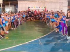 Primeiro aulão solidário realizado com sucesso neste sábado 18