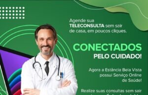 Saúde! Estância Bela Vista avança e passa atender através da plataforma on-line