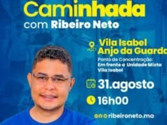 Caminhada da Vitória com Ribeiro Neto nesta quarta-feira 31, no Anjo da Guarda