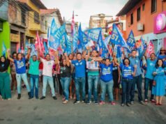 Visita do 5111 com Ribeiro Neto na ilhinha e foram muito bem acolhidos por centenas de pessoas