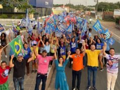 Vídeo: Caminhada do candidato Ribeiro Neto nesta sexta-feira 23, no Coroadinho