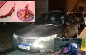 Bandidos tentam roubar carro de PM e um deles acaba baleado em São Luís
