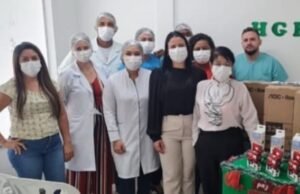 Fátima Araújo doa três TV’s para o Hospital Dr. Genésio Rêgo