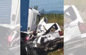 Vídeo: Motorista diz que perdeu direção ao tentar dar espaço para carreta; 6 morreram