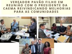 Vereador Pavão Filho reinvindica ações da CAEMA para vários bairros da grande Ilha