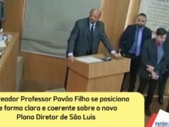 Vídeo: VEREADOR PROFESSOR PAVÃO FILHO SE POSICIONA DE FORMA CLARA E COERENTE SOBRE O NOVO PLANO DIRETOR DE SÃO LUÍS