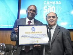 Cidadão Ludovicense: Astro de Ogum entrega honraria ao ex-vereador César Bombeiro