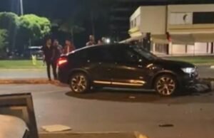 Vídeo: Jovem presa após bater BMW xinga PMs e diz que “pai tem dinheiro para comprar Brasília inteira”