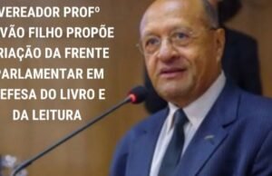 O Vereador Profº Pavão Filho propõe a criação da Frente Parlamentar em defesa do Livro e da Leitura