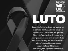 NOTA DE PESAR – Câmara Municipal de São Luís lamenta morte do servidor Ruy Alberto