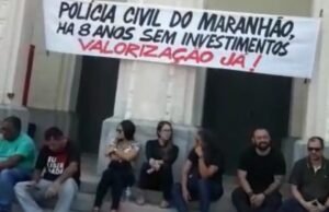 Vídeo: Polícia Civil do Maranhão faz manifestação nesse momento em São Luís