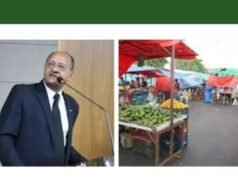 Vereador prof• Pavão Filho solicita a confecção de novas Barracas Padronizadas para os Feirantes da Feira Livre de São Luís