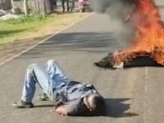 Policial é esfaqueado e amarrado por manifestantes durante protesto em Junco do Maranhão