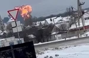 AVIÃO RUSSO QUE TRANSPORTAVA PRISIONEIROS UCRANIANOS CAI E DEIXA MORTOS