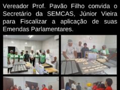 VEREADOR PROF. PAVÃO FILHO CONVIDA O SECRETÁRIO DA SEMCAS, JUNIOR VIEIRA PARA FISCALIZAR A APLICAÇÃO DE SUAS EMENDAS PARLAMENTARES