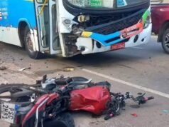 Motociclista morre após colidir com ônibus na Estrada da Maioba