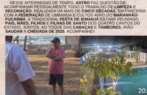 Vereador Astro de Ogum organiza festa à Iemanjá em São Luís