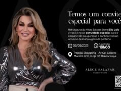 Reinauguração da Alice Salazar Makeup Store movimenta o Tropical Shopping nesta quarta-feira (6)